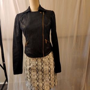 Leather skirt Newbury Customs nwt size small